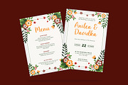 Anvas Floral Wedding Invitation, an Invitation Template by iDoodle Studio (Thumbnail 2 of 4)