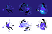 Virtual Reality & AR Illustrations, a Templates & Theme by Formfrom (Thumbnail 8 of 12)