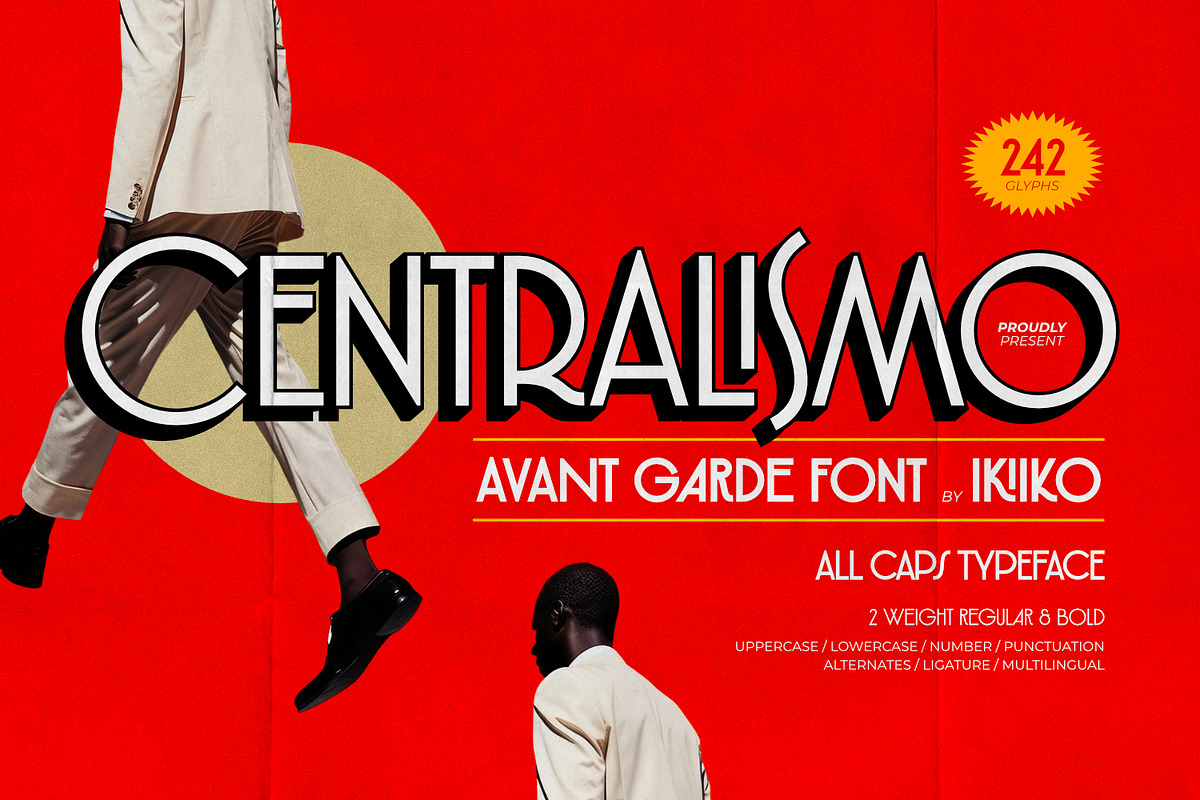 Centralismo - Avant Garde Font, a Sans Serif Font by ikiiko (Photo 1 of 7)