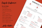 Modern Resume Bundle / CV - Serenity, a Resume Template by Templates Design Co. (Thumbnail 13 of 17)