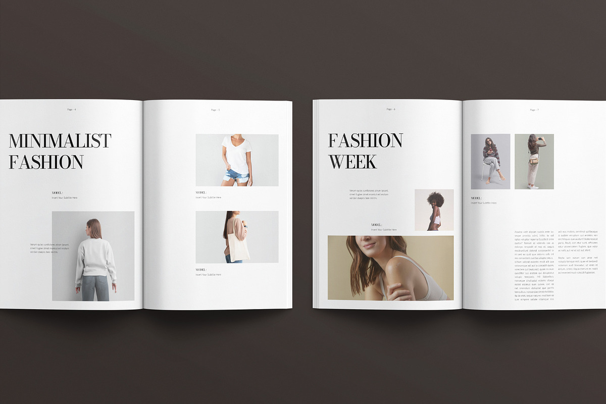 Digital LookBook Template, a Brochure Template by E-Type (Photo 3 of 7)