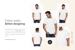 Men T-shirt Mockups Set FREE DEMO