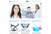 Hot Clinic, a WordPress Template by hot-themes (Thumbnail 1 of 5)