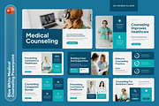 Blue White Medical Counseling, a Presentation Template by Sixtemp (Thumbnail 1 of 3)