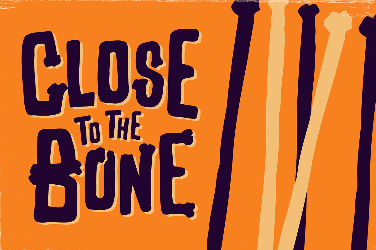 Them Bones: A Novelty Halloween Font, a Font by Wingsart Studio (Photo 15 of 16)
