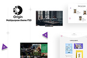 Orgin - Minimal and Creative PSD, a Templates & Theme by Knighthemes (Thumbnail 1 of 7)