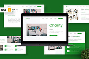 Charity - Non-Profit Google Slide, a Presentation Template by Deepslide Studio (Thumbnail 1 of 6)