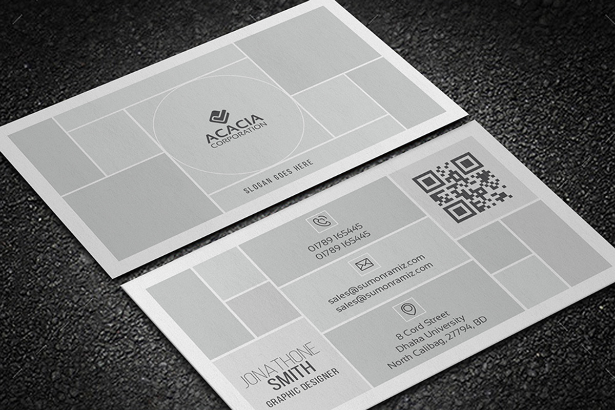 Boxes Business Card, a Business Card Template by DesignGhar (Photo 2 of 5)