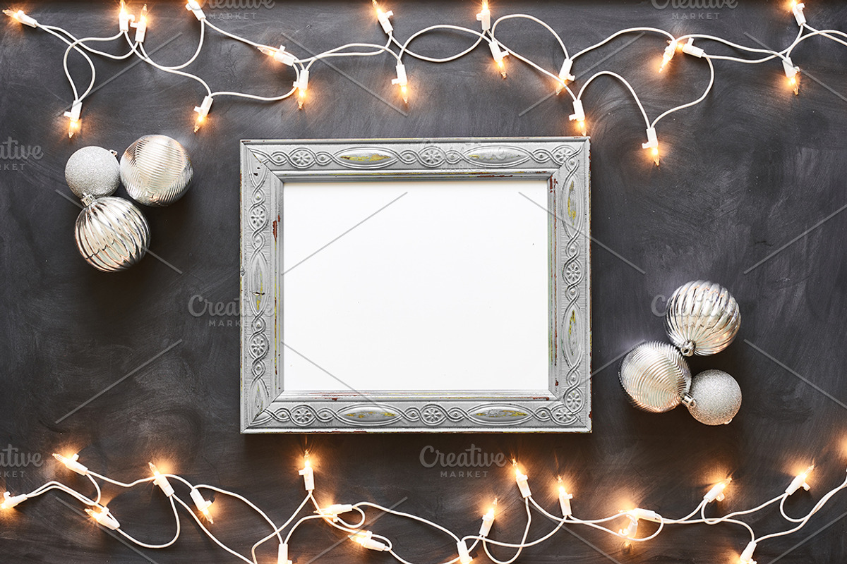 Deck the Halls Frames and Ornaments, a Product Mockup by Kudzu Camera (Photo 3 of 3)