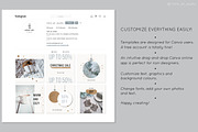 Instagram Post & Stories. CHRISTMAS, a Social Media Template by Mint Air Studio (Thumbnail 9 of 9)