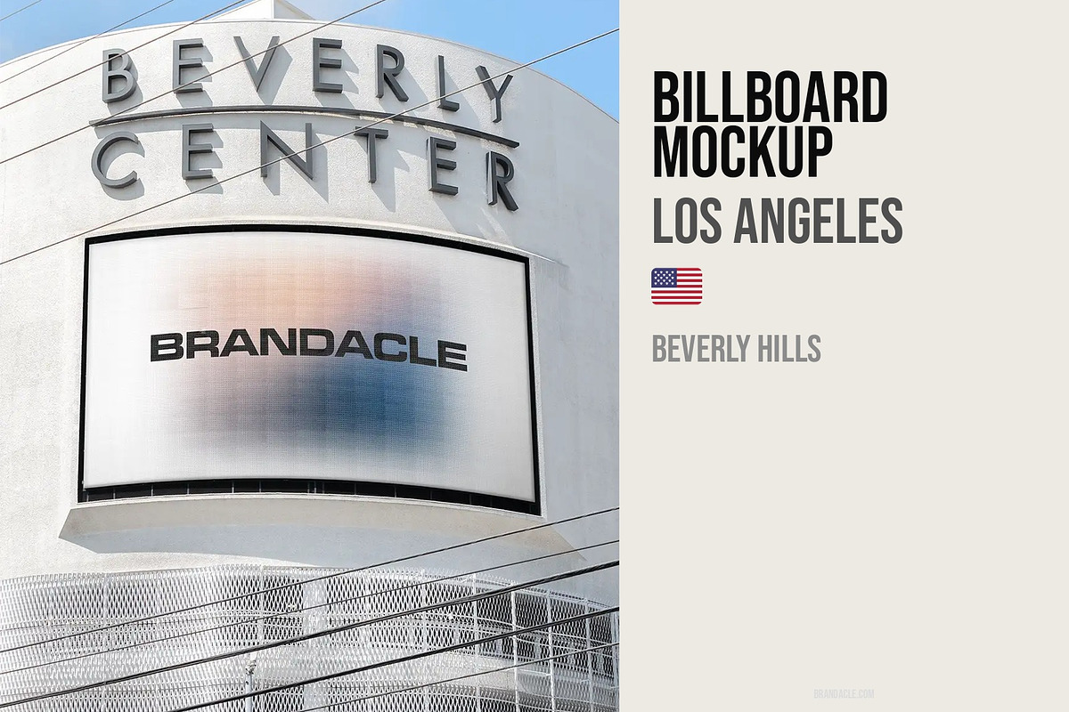 Los Angeles Billboard Mockup PSD, an Advertising Mockup by Brandacle Mockups (Photo 3 of 10)