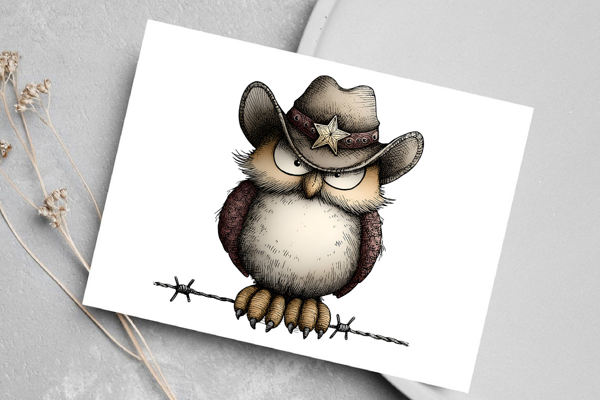 Whimsical Western Animal Clipart, an Illustration by Canvas Craft (Photo 5 of 7)