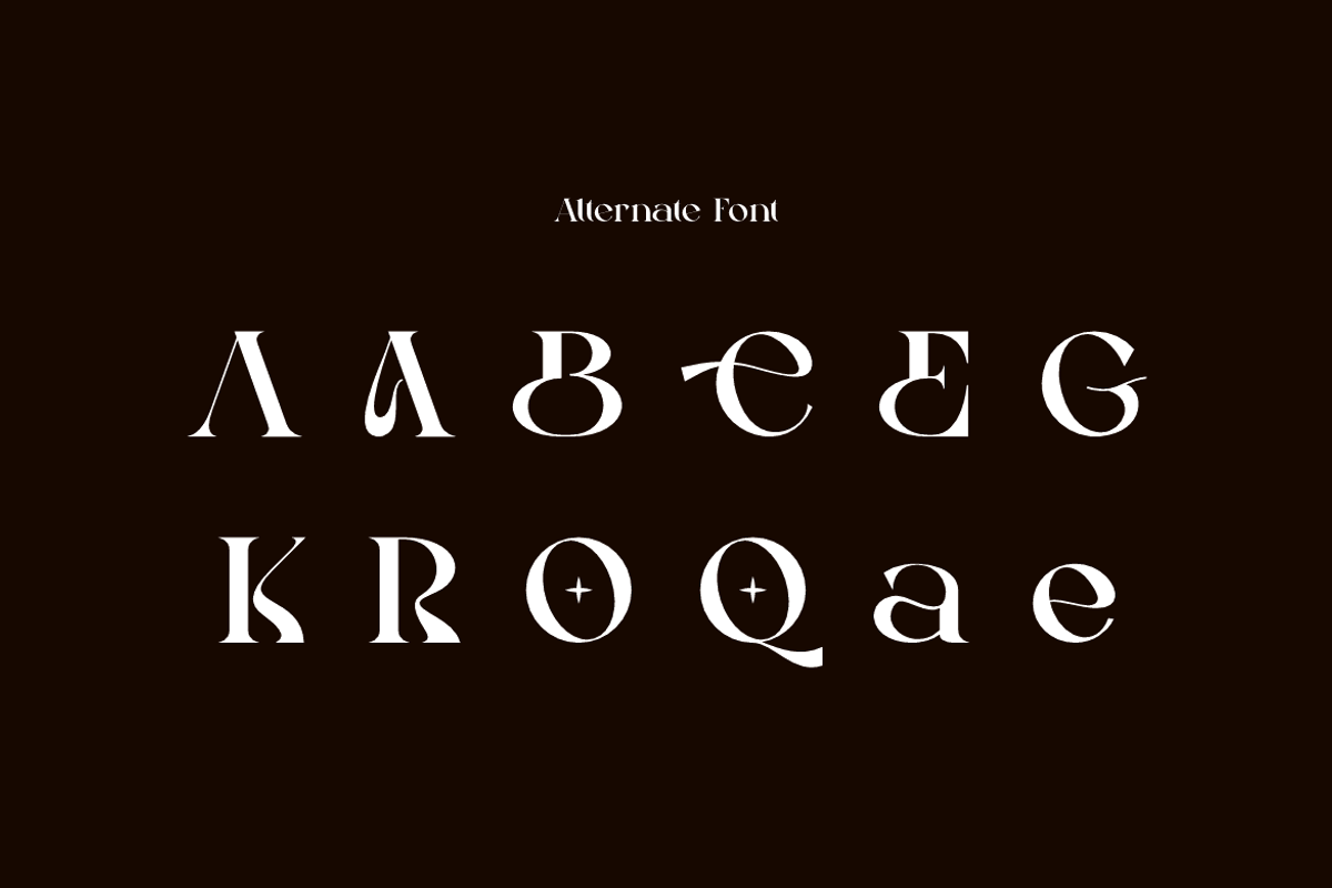 Egraqs - Luxury Serif Font, a Serif Font by QR Design Studio (Photo 9 of 15)