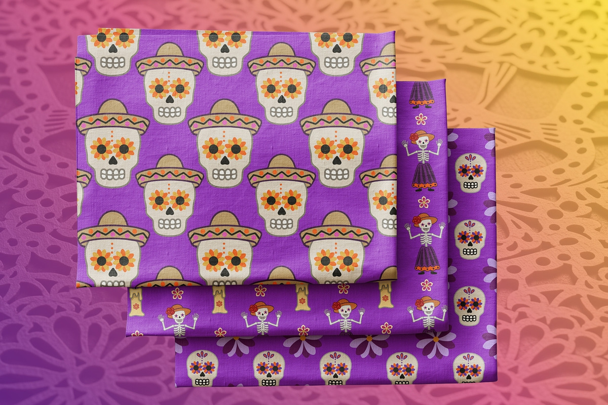 Día de los Muertos: A Festive Design, a Seasonal Illustration by Elatedowl (Photo 7 of 15)