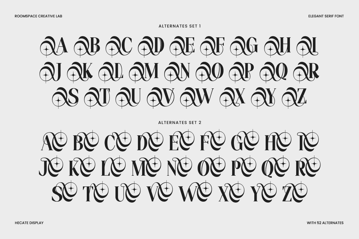 Hecate Display Modern Editorial Font, a Serif Font by roomspace creative lab (Photo 7 of 14)