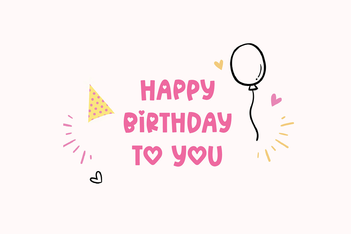 Pink Love - All Caps Heart Font, a Sans Serif Font by Kaya Fonts (Photo 6 of 20)