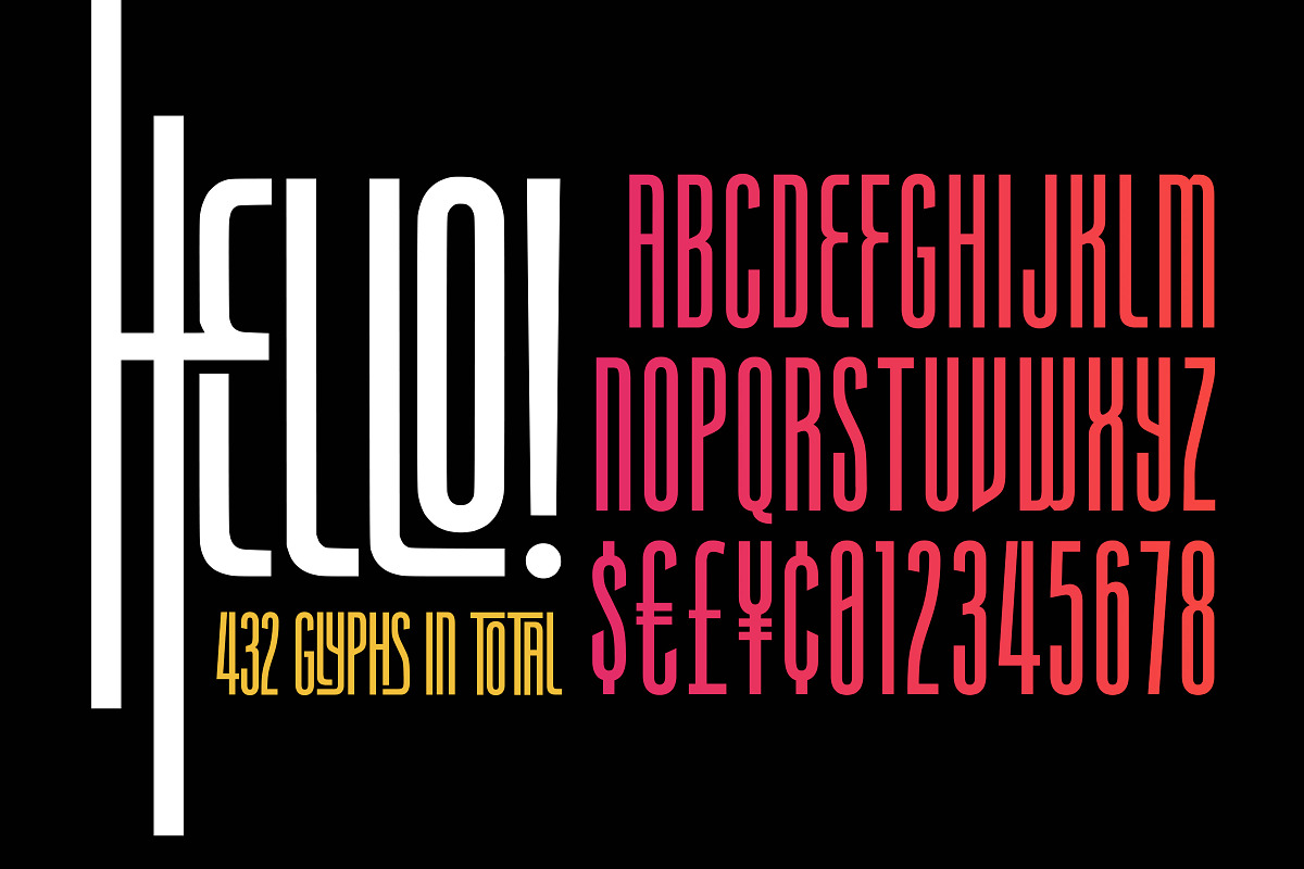 Hillhurst - Sans Serif Ligature Font, a Sans Serif Font by Surplus Type Co (Photo 4 of 8)