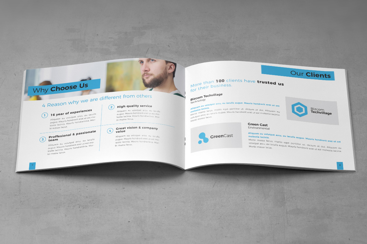 Cleaning Service Company Brochure A5, a Brochure Template by Rahardi Creative (Photo 7 of 9)