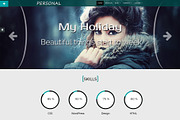 Personal WordPress Theme, a WordPress Template by Weblizar Themes & Plugin (Thumbnail 2 of 2)