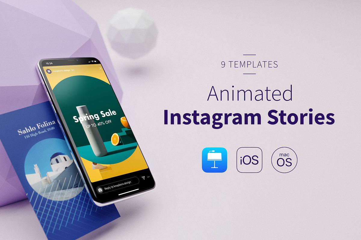 Keynote Animated Stories – III, a Social Media Template by Davis Knopkens (Photo 1 of 6)
