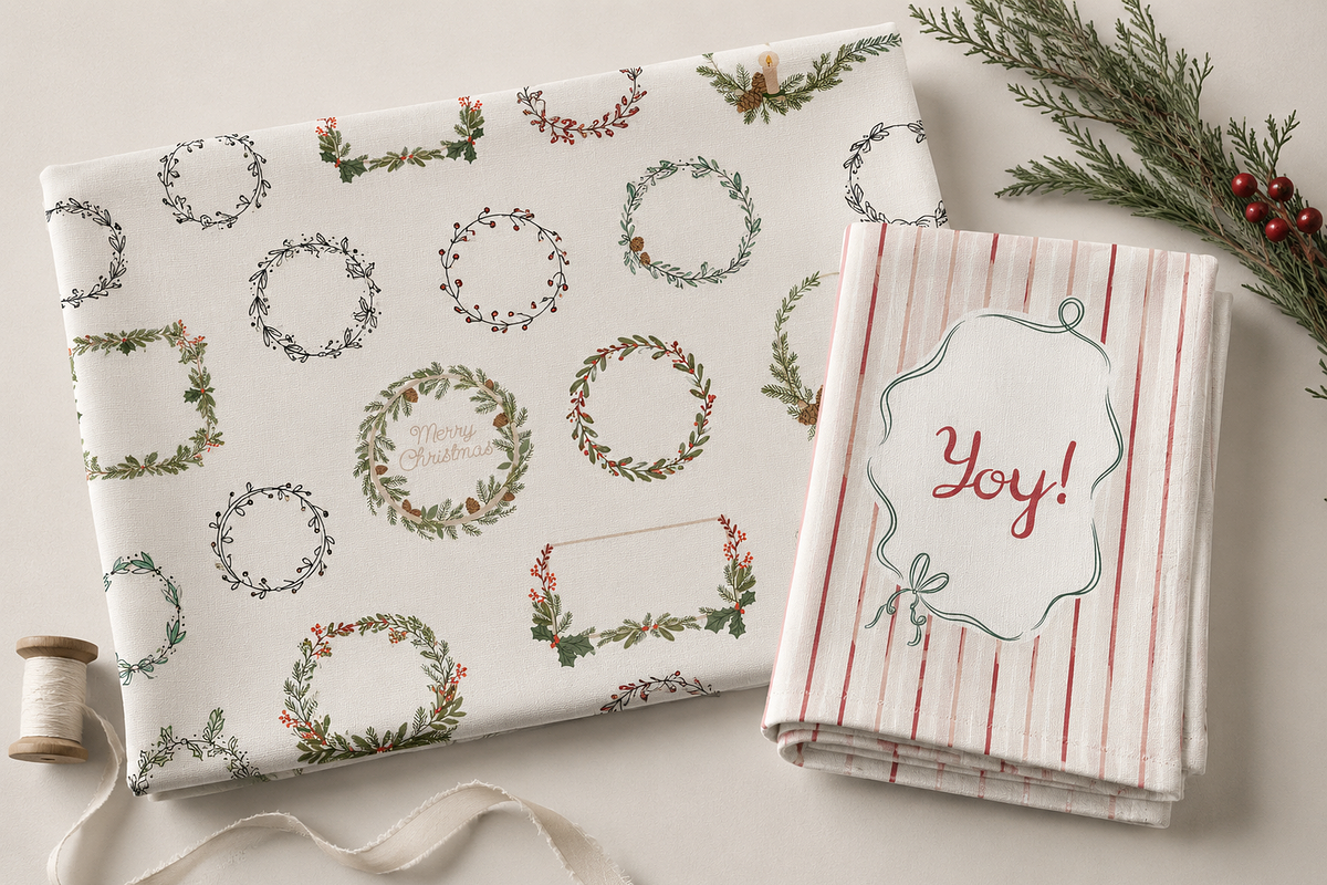 Christmas Frames and Posters, a Seasonal Illustration by Anna Studio (Photo 8 of 11)