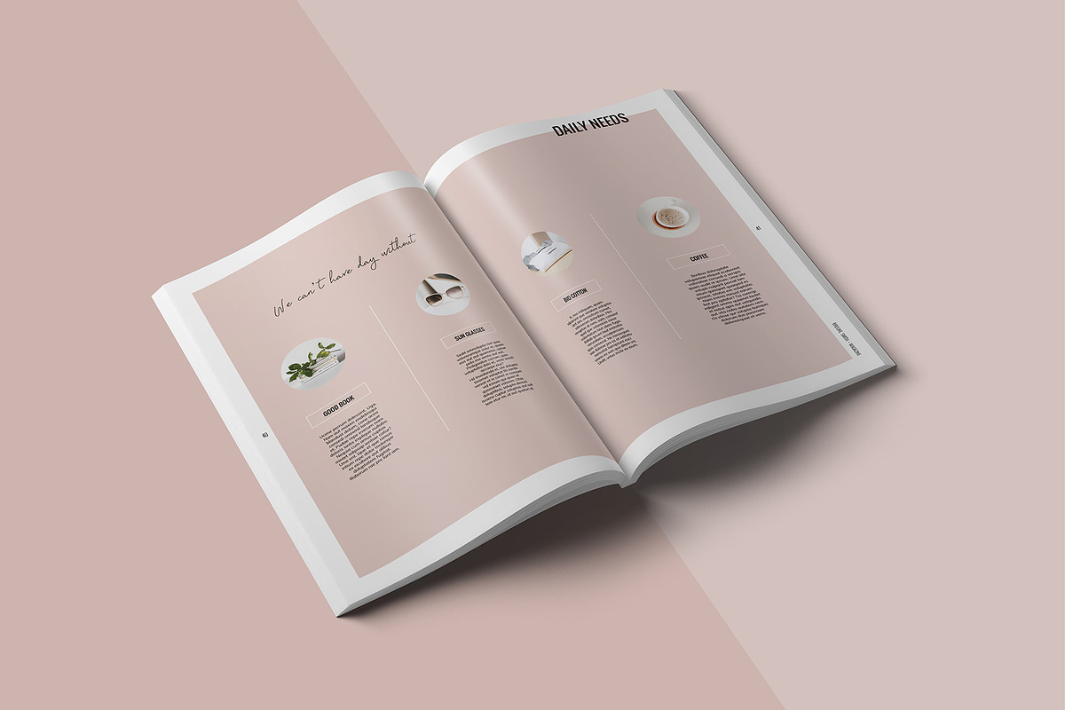 Magazine / CANVA, INDD / Brooke, a Magazine Template by Mirazz (Photo 13 of 17)