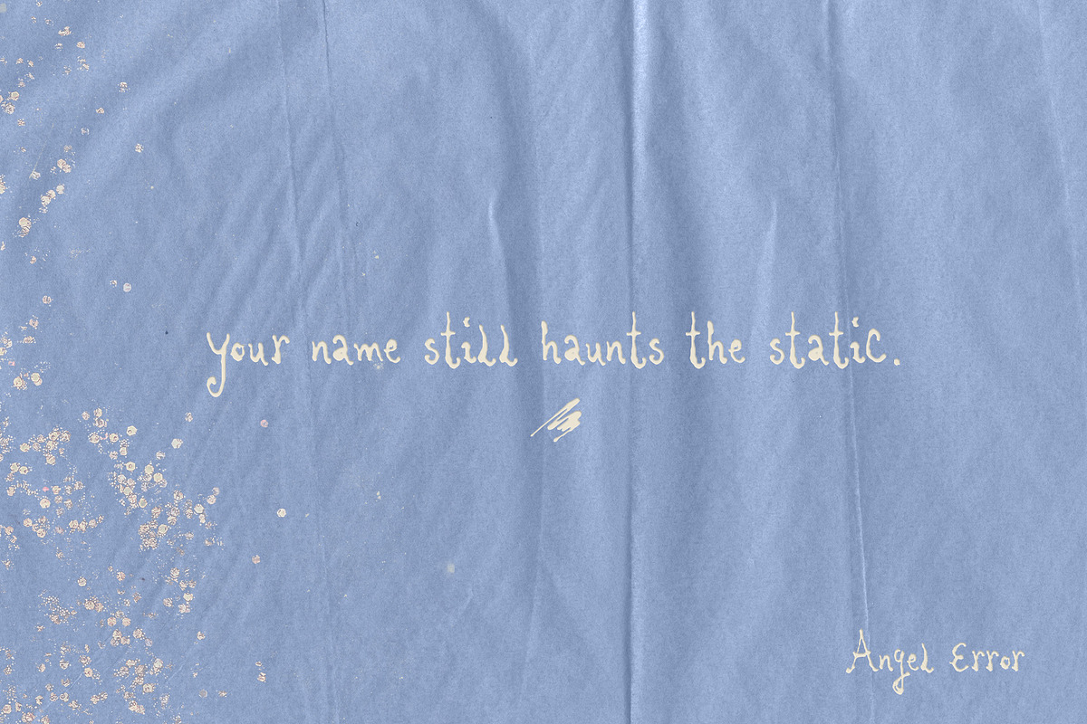 Angel Error: Handwritten Font, a Handwritten Font by Mneme (Photo 6 of 9)