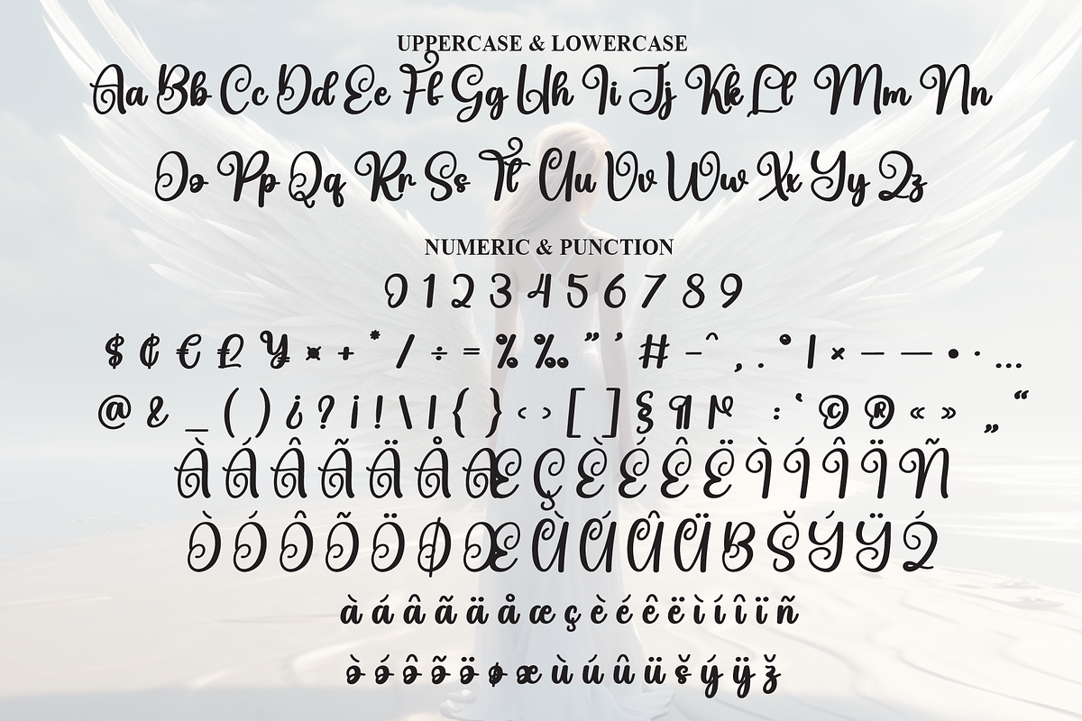 Angel | Script Font, a Handwritten Font by Scratchones (Photo 7 of 9)