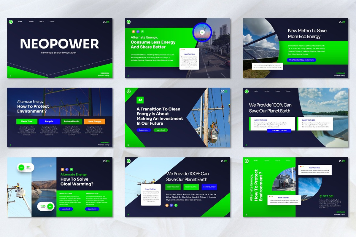 Neopower -Alternate Power Keynote, a Presentation Template by Dhabee (Photo 4 of 8)