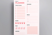 Daily Planner Template, a Stationery Template by MightyDesign (Thumbnail 4 of 7)