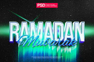 Dreamy Ramadan Text Effect