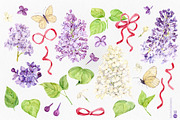 Lilac. Watercolor set., an Illustration by Tata Pilip (Thumbnail 5 of 21)