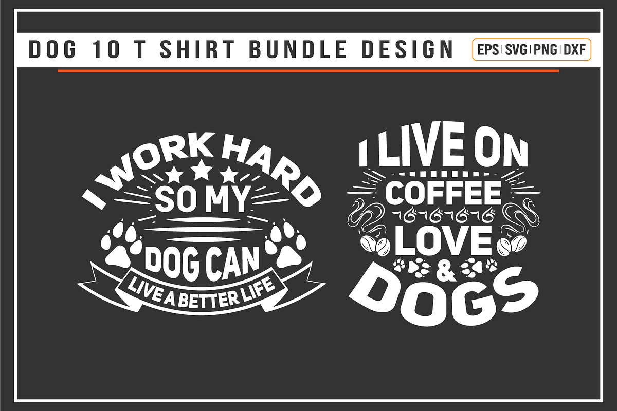Dog qutoes t shirt design bundle, a Graphic by Uniquesvg99 (Photo 5 of 6)