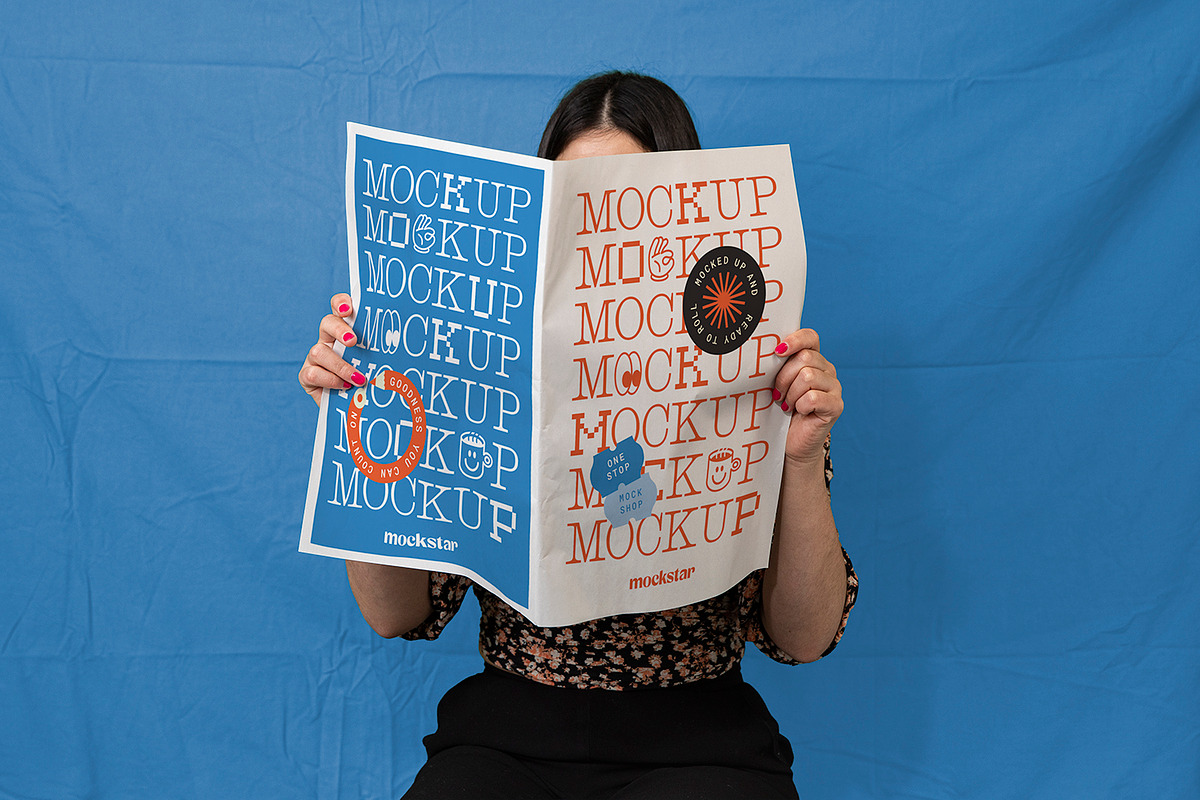 Everydays Newspaper Mockup 01, a Books & Magazine Mockup by mockstar (Photo 1 of 2)