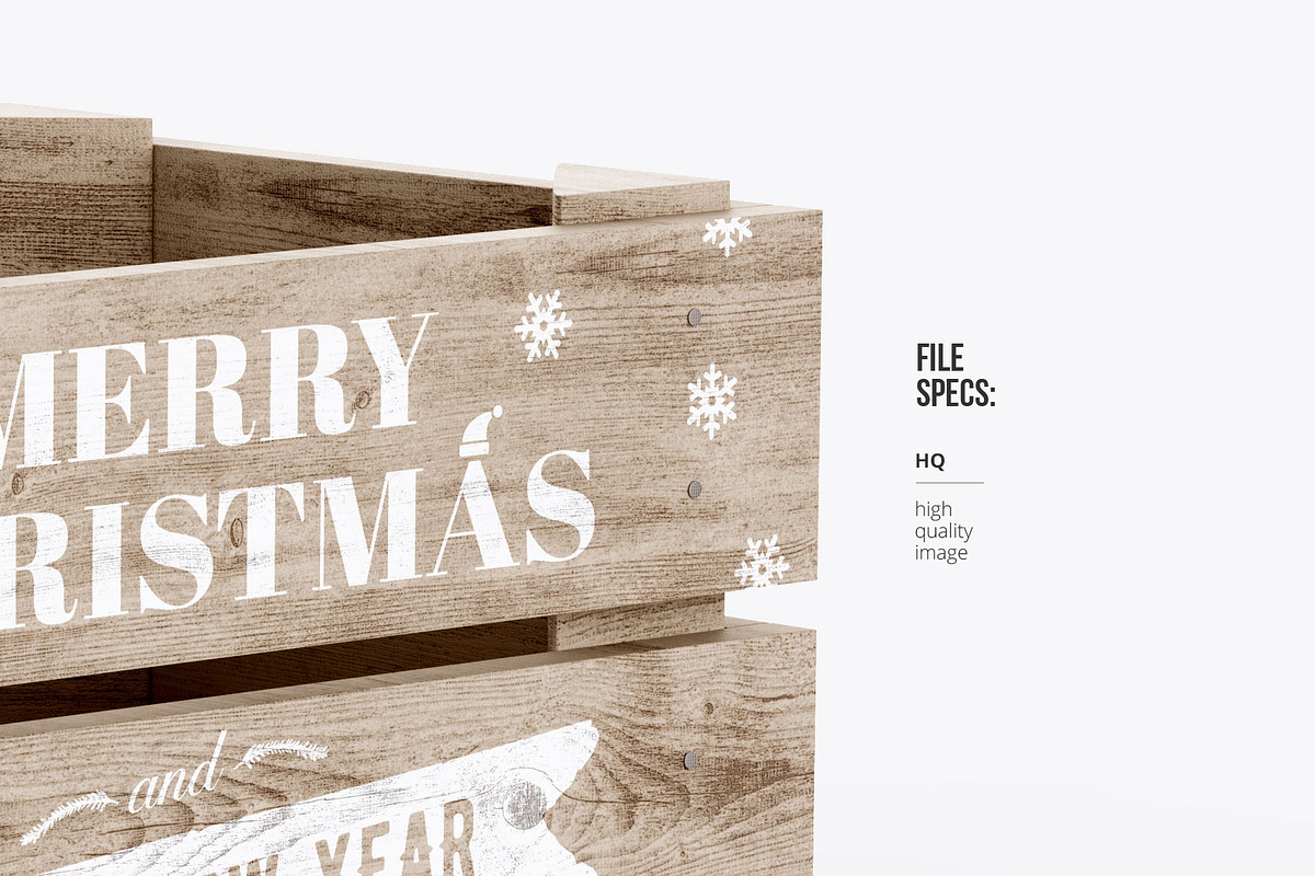 Christmas Box Mockup 3 PSD, a Product Mockup by easymock (Photo 3 of 9)