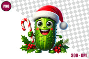 Christmas Pickles Clipart Bundle, a Decorative Illustration by taramija (Thumbnail 12 of 26)