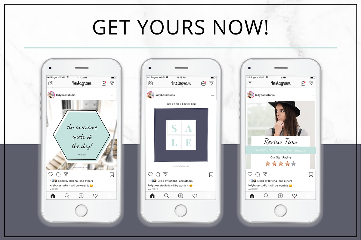 Social Media & Pinterest | Canva, a Social Media Template by Lady Boss Studio (Photo 7 of 7)
