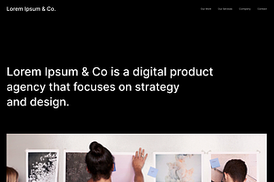 Figma Agency Website Template