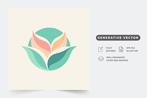 A logo design for a flower shop feat, a Graphic by Iftikhar Alam
