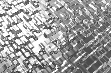 Abstract chrome stainless textured background. Industry and mate, an Abstract Photo by Ministocker