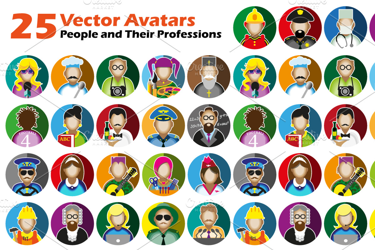 25  Icons With Profession, an Icon by Adamskyistudio (Photo 1 of 2)