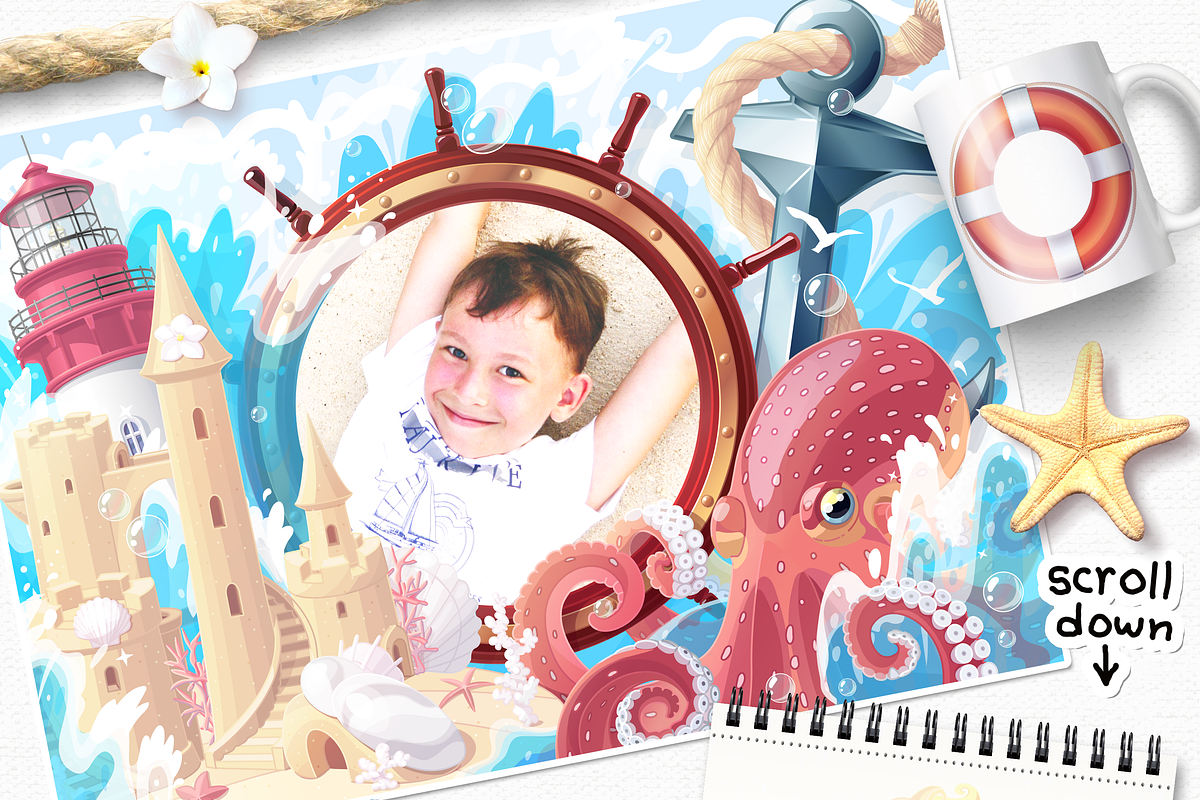 vector SET Sea mood, an Animal Illustration by WINDmade (Photo 6 of 6)