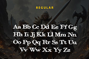 Warrior Life Font, a Serif Font by yantodesign (Thumbnail 4 of 7)