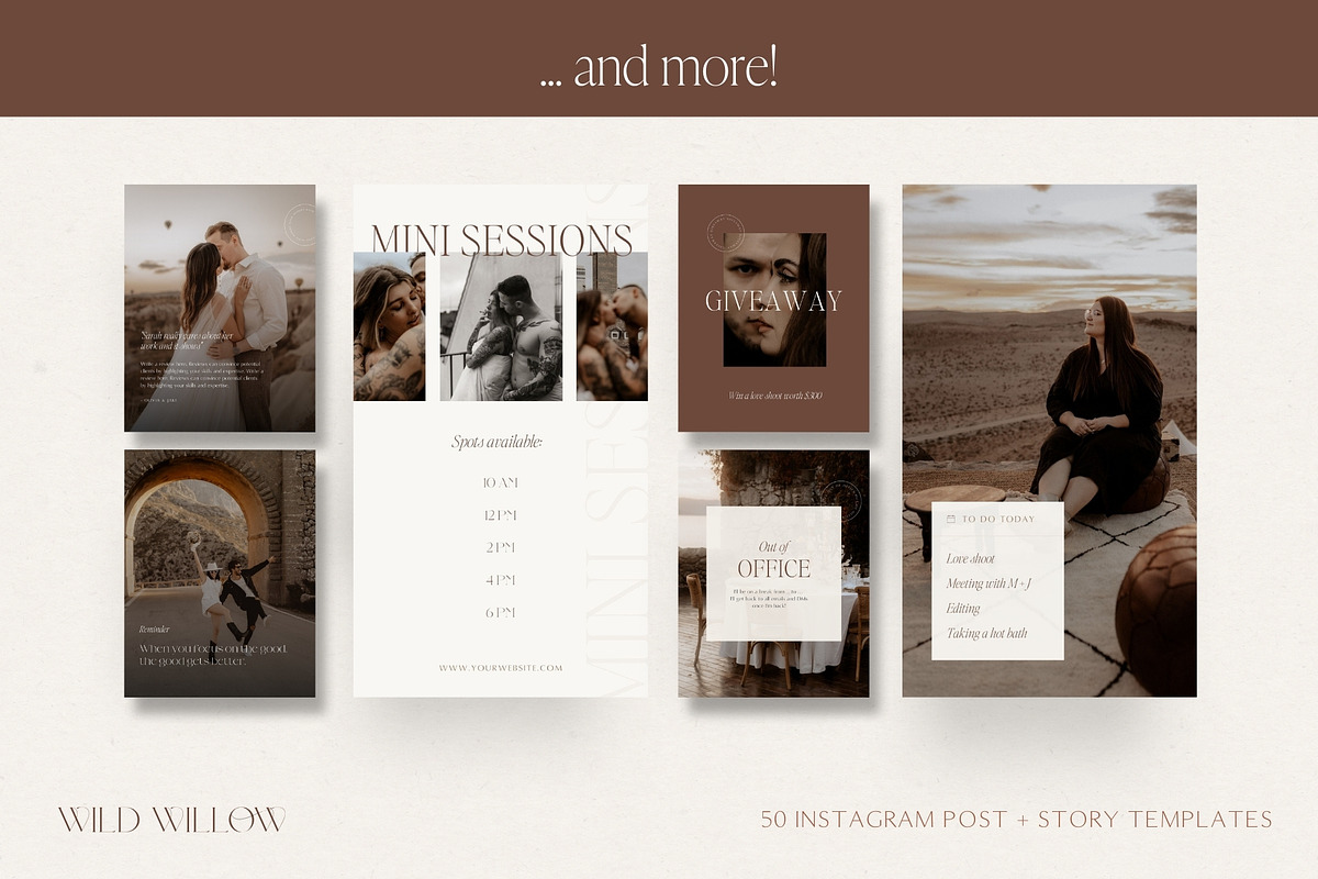 Editorial Photography Insta Bundle, a Social Media Template by Wonderlik Webdesign (Photo 5 of 11)