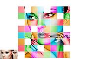 Color Grid Photoshop Action, an Action Add-On by Studio Retouch (Thumbnail 2 of 11)