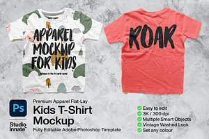 Kids T-shirt Mockup