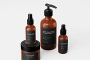 Hair Treatment Cosmetic Mockup Set, a Packaging Mockup by Brand Earth (Thumbnail 2 of 4)
