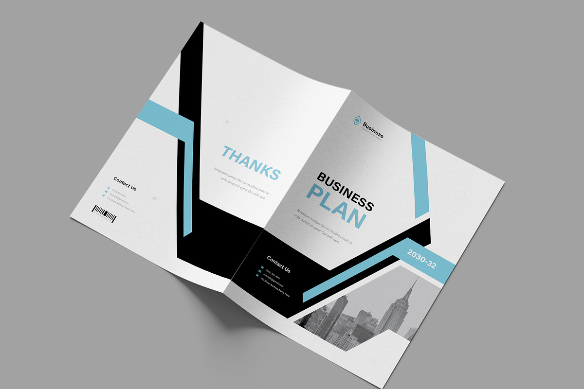 Business Plan Brochure Template, a Brochure Template by White Graphic (Photo 11 of 11)