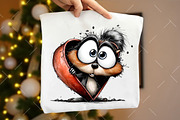 Whimsical Valentine Squirrel Clipart, an Illustration by OK Design (Thumbnail 4 of 6)