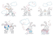 Lovely leverets, an Animal Illustration by Vitaliy Grin (Thumbnail 2 of 2)